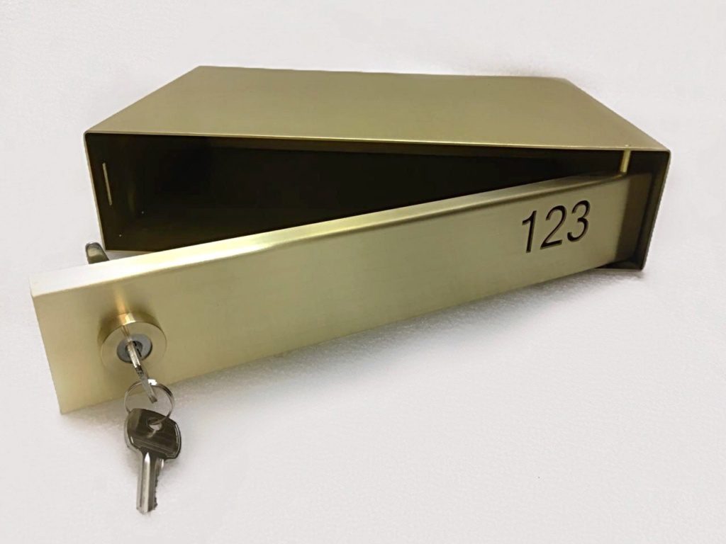 BRASS, COPPER, ALUMINUM AND STEEL MAILBOXES