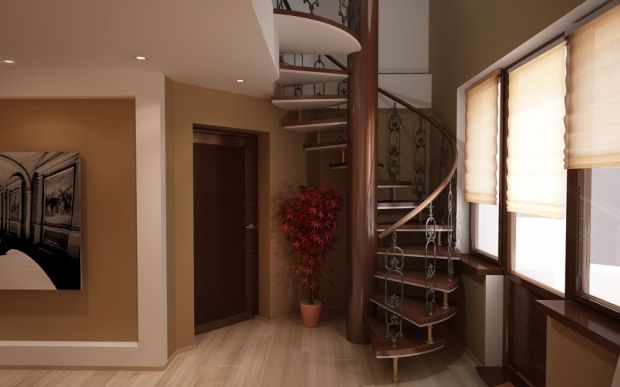 Дизайн лестницы в домах и квартирах