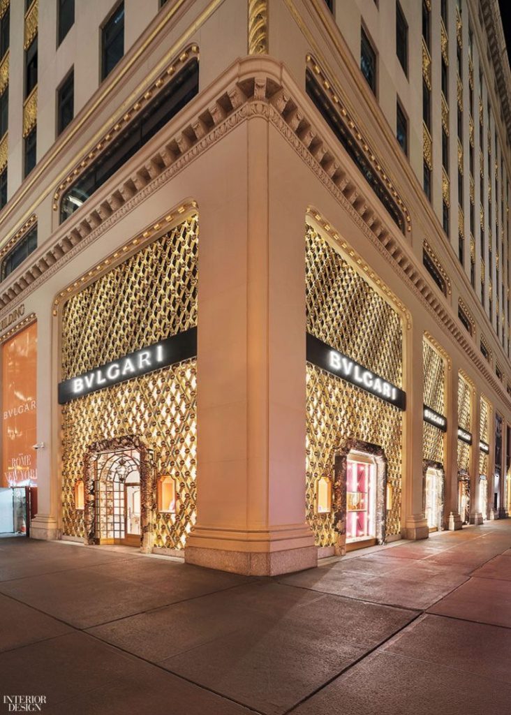Потрясающая реконструкция магазина Булгари в Нью-Йорке от Питера Марино