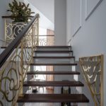 OPENWORK STAIRCASE FOR A SUBURBAN RESIDENCE NEAR MOSCOW
