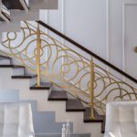 OPENWORK STAIRCASE FOR A SUBURBAN RESIDENCE NEAR MOSCOW
