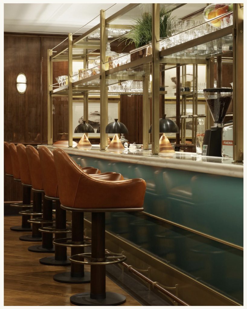 Кафе Boulud, расположенное в отеле Four Seasons Toronto, дизайн студии Мартина Брудницкого