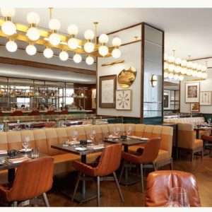 Кафе Boulud, расположенное в отеле Four Seasons Toronto, дизайн студии Мартина Брудницкого Кафе Boulud, расположенное в отеле Four Seasons Toronto, дизайн студии Мартина Брудницкого