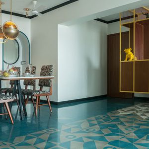 MuseLAB Tiles Квартира в Мумбаи в стиле ар-деко 21-го века MuseLAB Tiles Квартира в Мумбаи в стиле ар-деко 21-го века