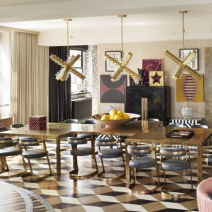 Wearstler для дизайна бывшего склада 1940-х годов, превратившегося в лофт Wearstler для дизайна бывшего склада 1940-х годов, превратившегося в лофт