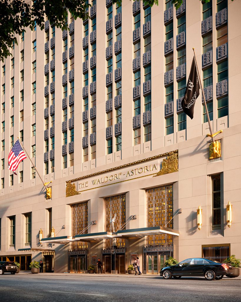 Жан-Луи Деньо обновляет отель Waldorf Astoria в Нью-Йорке.