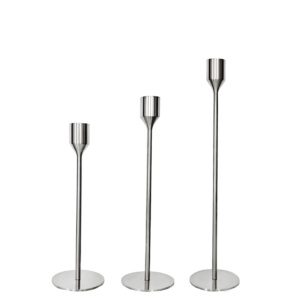 “A TOUCH OF ROMANCE”. STEEL CANDLEHOLDERS