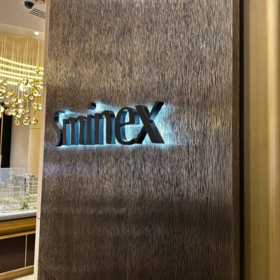 Латунное панно "Летний дождь" . Вид справа с лого