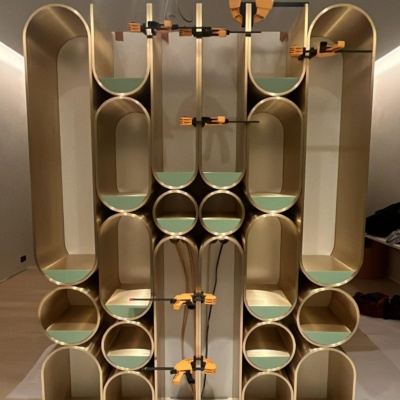 Латунный стеллаж