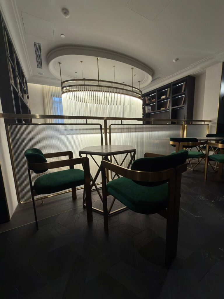 Латунное ограждение для ЖК «Золотой‎»